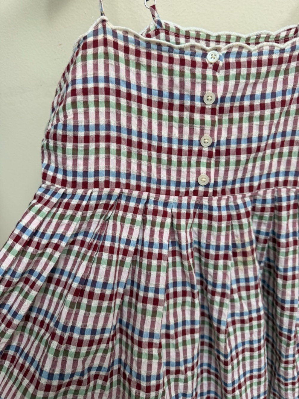Madewell Gingham Sundress with Spaghetti Straps - Picture 7 of 12